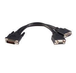 Cable de 0,2m de LFH59 DMS-59 a doble dual VGA - DMS59 Macho - 2x VGA Hembra