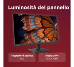 Lenovo L27-4e - Monitor 27" IPS Flat FHD 1920x1080 0 100Hz 4ms - 1xHDMI 1.4 + 1xVGA - Stand Tilt Cavo HDMI incluso
