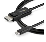 StarTech.com Câble Adaptateur USB-C vers DisplayPort 1.4 8K 60Hz/4K - Câble Vidéo Bidirectionnel DP vers USB-C ou USB-C vers DP Réversible -HBR3/HDR/DSC - Câble Moniteur USB Type-C/TB3