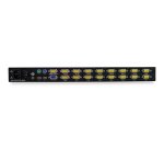 StarTech.com Console KVM per Armadio Rack - Monitor LCD 17" - KVM Switch VGA a 16 porte integrato - Montabile a Rack con cavi da 1,8 m 1U - OSD KVM - Supporto USB + VGA - Tastiera Inglese QWERTY - 50.000 MTBF