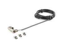 StarTech.com Câble de Verrouillage Universel à Combinaison de 2 m pour Ordinateur Portable - Combinaison à 4 Chiffres - Compatible avec K-Slot, Nano, Wedge Slot - Câble en Acier Antivol