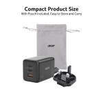Acer HP.DSCAB.019 mobile device charger Universal Black AC Fast charging Indoor