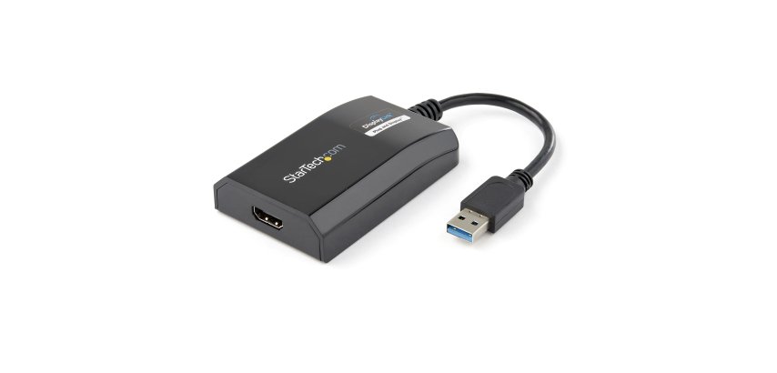 StarTech.com Carte Graphique Externe USB 3.0 vers HDMI - Adaptateur Graphique Vidéo Double Écran/Multi-Écrans Externe USB 3.0 vers HDMI pour Mac et PC – Certifié DisplayLink – HD 1080p