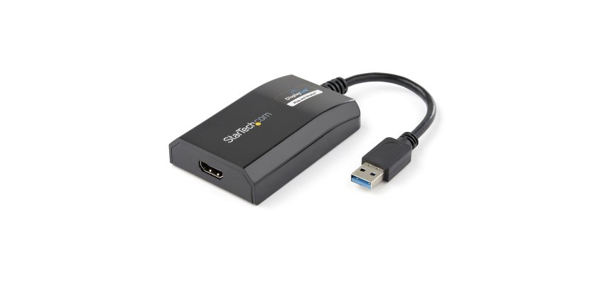 StarTech.com USB 3.0 to HDMI Adapter - DisplayLink Certified - 1080p (1920x1200) - USB Type-A to HDMI Display Adapter Converter for Monitor - External Video & Graphics Card - Windows/Mac