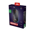 Trust GXT 925 Redex II Gaming Muis - Bedrade gamingmuis – 6 programmeerbare knoppen – 10000 DPI – Zwart