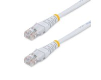 StarTech.com Câble patch UTP Cat5e de 15 m avec RJ45 moulé blanc - Cordon de connexion de 15 m