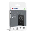 Verbatim Charge 'n' Go Magnetic Wireless Power Bank 10000mAh Black