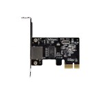 StarTech.com Carte Réseau PCIe Gigabit à 1 Port, Carte Réseau Profil Bas, Carte LAN PCI Express 10/100/1000Mbps, Realtek RTL8111H, Windows et Linux, Conforme TAA