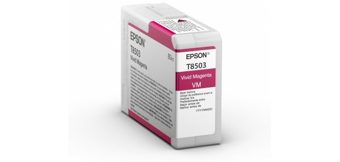 Epson Singlepack Vivid Magenta T85030N UltraChrome HD ink 80ml