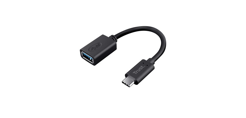 Trust 20967 câble USB 0,09 m USB C USB A Noir