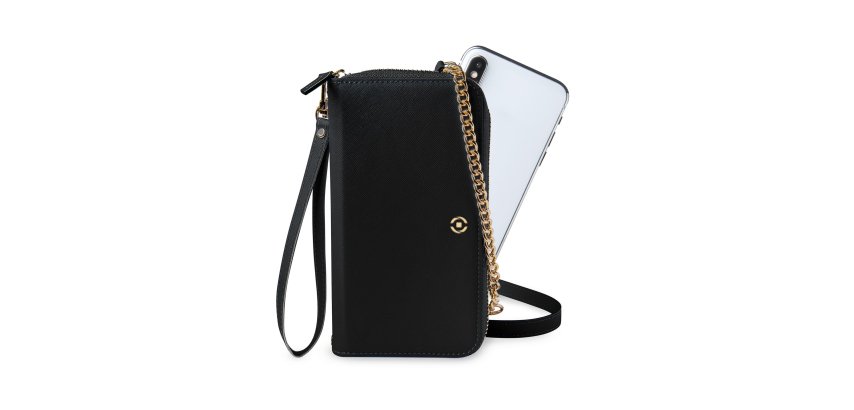 Celly VENEREBK mobile phone case 16.5 cm (6.5") Wallet case Black
