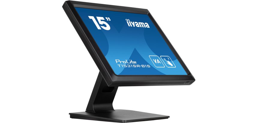 iiyama T1531SR-B1S écran plat de PC 38,1 cm (15") 1024 x 768 pixels XGA LCD Écran tactile Noir
