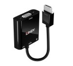 Lindy 38285 cavo e adattatore video 0,1 m HDMI tipo A (Standard) VGA (D-Sub) Nero