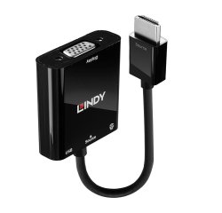 Adaptador de cable de vídeo 0,1 m HDMI tipo A (Estándar) VGA (D-Sub) Negro
