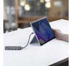StarTech.com Adaptateur Multiport USB-C vers HDMI, Recharge PD 140W, 4K 60Hz, Hub USB 3 Ports 10 Gbps, Lecteur de Carte SD, 2,5 GbE, Mini Dock pour MacBook / Dell / ThinkPad / HP