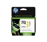 HP 712 3-pack 29-ml Yellow DesignJet Ink Cartridge