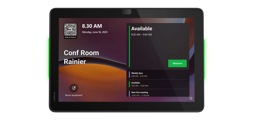 Jabra Scheduler UC 25,6 cm (10.1") 1920 x 1200 Pixeles 802.11a, 802.11b, 802.11g, Wi-Fi 4 (802.11n), Wi-Fi 5 (802.11ac) Negro Bluetooth