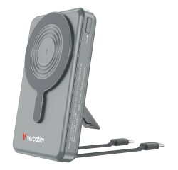Verbatim 32272 powerbank Lithium-Polymeer (LiPo) 10000 mAh Draadloos opladen Grijs