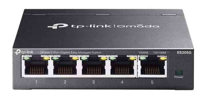 TP-Link Omada ES205G commutateur réseau Géré Gigabit Ethernet (10/100/1000) Noir