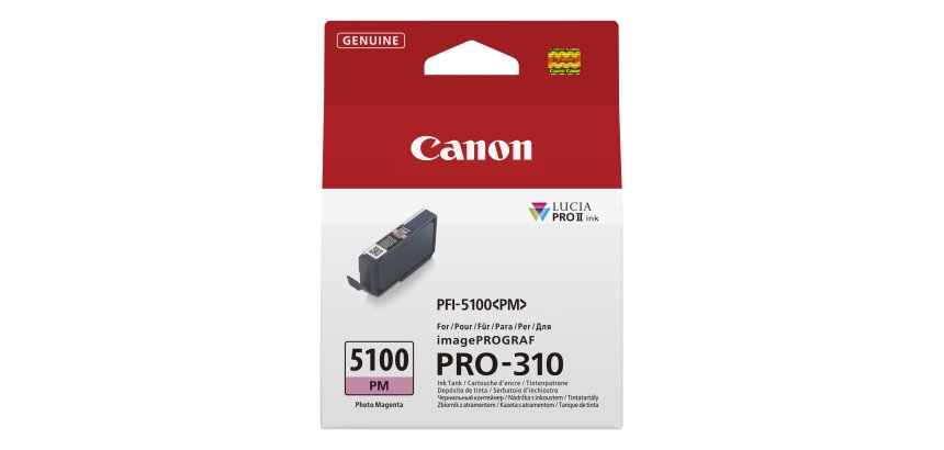 Canon PFI-5100 PM Tintenpatrone 1 Stück Original Foto Magenta