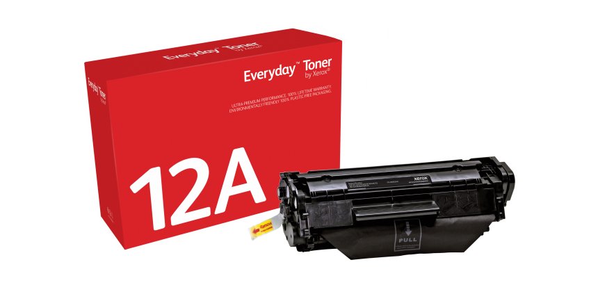 Toner Everyday™ Noir de Xerox compatible avec HP 12A (Q2612A), Capacité standard