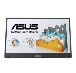 ASUS ZenScreen MB16AMTR pantalla para PC 39,6 cm (15.6") 1920 x 1080 Pixeles Full HD LCD Pantalla táctil Negro