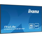 iiyama LH6541UHS-B1AG Écran d'affichage dynamique 163,8 cm (64.5") LCD 500 cd/m² 4K Ultra HD Noir 24/7