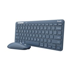 Trust Lyra keyboard Mouse included Universal RF Wireless + Bluetooth QWERTY Italian Blue