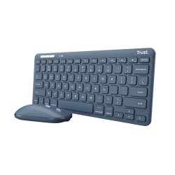 Trust Lyra keyboard Mouse included Universal RF Wireless + Bluetooth QWERTY Italian Blue
