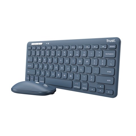 Trust Lyra keyboard Mouse included Universal RF Wireless + Bluetooth QWERTY Italian Blue