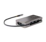 StarTech.com USB-C Multiport Adapter, 4K 60Hz HDMI/VGA, 3-Port USB Hub, 100W Power Delivery Pass-Through, GbE, Travel Docking Station met Charging, Mini Dock, 30cm Wrap-Around Kabel