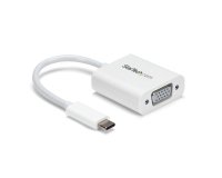 StarTech.com Adaptateur vidéo USB-C vers VGA - M/F - 1920x1200 / 1080p - Blanc