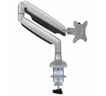 StarTech.com Desk Mount Monitor Arm - Heavy Duty Ergonomic VESA Monitor Arm - Single 32" (19.8lb/9kg) Display - Full Motion, Height Adjustable, Articulating - Aluminum - C-Clamp/Grommet - Silver
