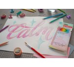 Crayon de couleur aquacolor Pastellove, étui de 12