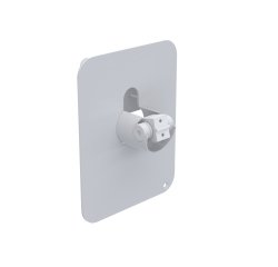 Ergonomic Solutions SpacePole Kiosk SKS001-32 accessoire de système de paiement en point de vente Plaque POS Blanc Métal