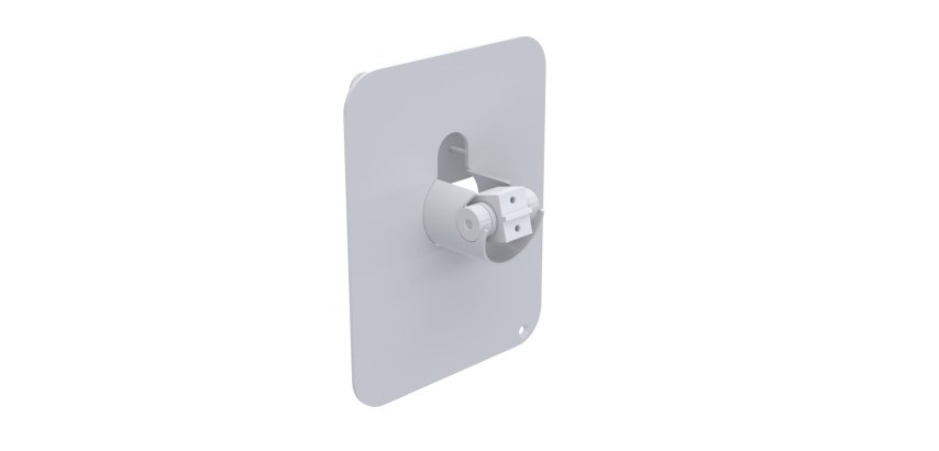 Ergonomic Solutions SpacePole Kiosk SKS001-32 accesorio para terminal de punto de venta Base POS Blanco Metal