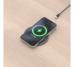 AISENS Cargador Inalambrico USB-C 15W Para Movil, Negro