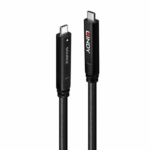 Lindy 43399 cable USB USB 3.2 Gen 1 (3.1 Gen 1) 15 m USB C 5 Gbit/s 60 W Negro