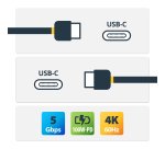 StarTech.com Cavo USB tipo C da 2m - Cavo da USB-C a USB- C certificato USB-IF 5Gbps - Cavo USB 3.2 Gen 1 Type-C - 100W (5A) Power Delivery - Supporta DP Alt Mode - Cavo dati e di ricarica