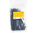 StarTech.com Lot de 100 Attaches de Câbles de 15cm - Largeur 3,6mm, Diamètre du Faisceau 39mm, Résistance à la Traction 18kg, Attaches Autobloquantes en Nylon avec Extrémité Incurvée, Homologuées UL, Noires - TAA