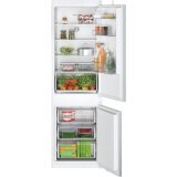 BOSCH Réfrigérateur congélateur encastrable KIN86NSE0, Série 2, 260 litres, EcoAirflow