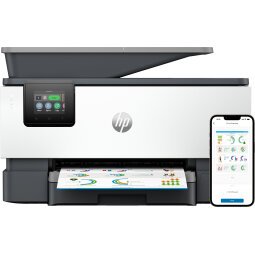 HP OfficeJet Pro Imprimante tout-en-un 9120b, Couleur, Imprimante pour Maison et Bureau à domicile, Impression, copie, scan, fax, Sans fil; Impression recto-verso; Numérisation recto-verso; Numérisation vers e-mail; Numérisation vers PDF; Télécopie; Port