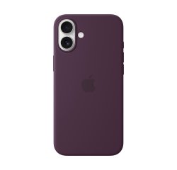 Apple Funda de silicona con MagSafe para el iPhone 16 Plus - Ciruela