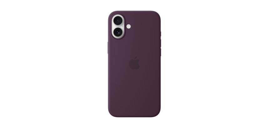 Apple Coque en silicone avec MagSafe pour iPhone 16 Plus - Prune