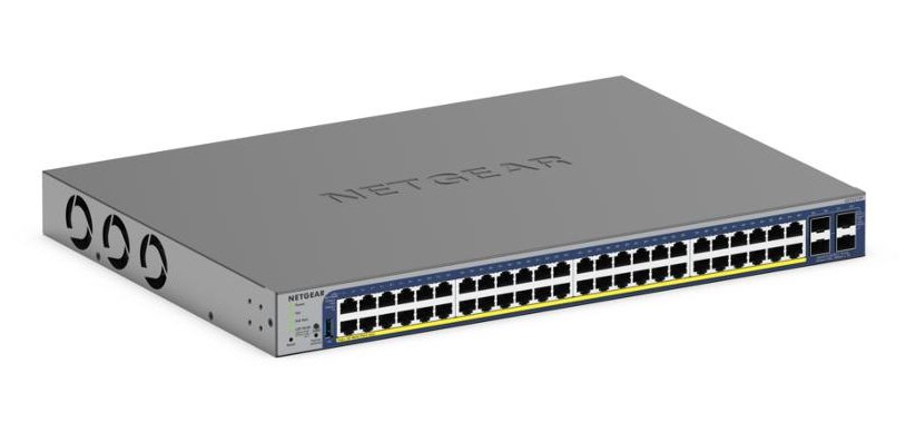 NETGEAR GS752TXP Géré L2/L3/L4 10G Ethernet (100/1000/10000) Connexion Ethernet, supportant l'alimentation via ce port (PoE) Noir