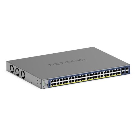 NETGEAR GS752TXP Géré L2/L3/L4 10G Ethernet (100/1000/10000) Connexion Ethernet, supportant l'alimentation via ce port (PoE) Noir