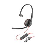 En_poly auriculares monoaurales blackwire 3210 us