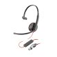 POLY Micro-casque Blackwire 3210 monaural USB-C + adaptateur USB-C/A