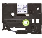 Brother TZE-FA4 labelprinter-tape Blauw op wit