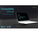 i-tec USB-A/USB-C Dual 4K/60 Hz DisplayPort Video Adapter